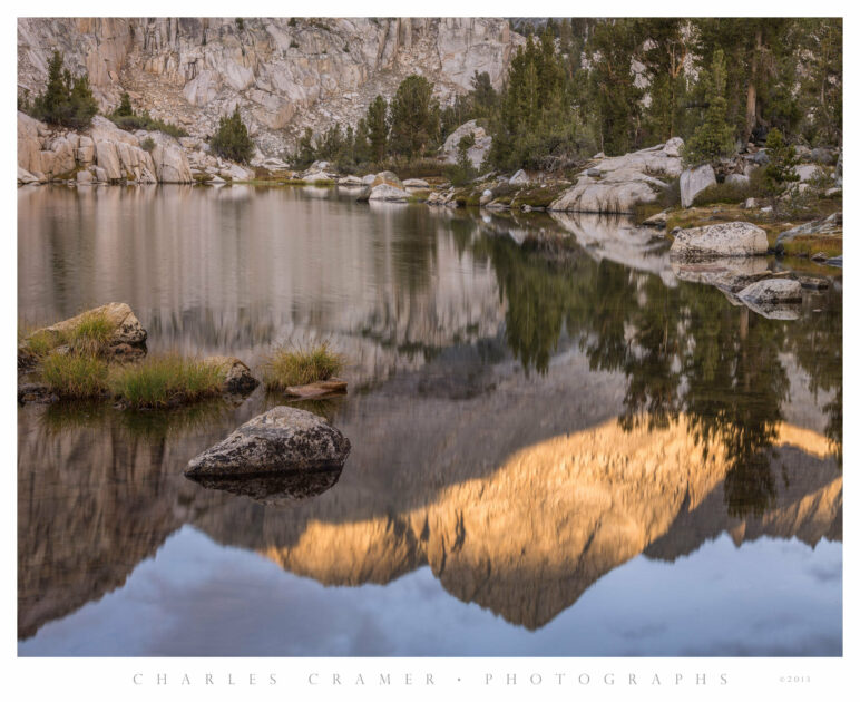 Sunrise, High Sierra Lake, Kings Canyon Backcountry