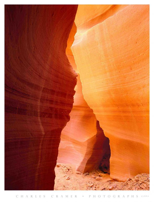 Cave, Lower Antelope Canyon, Arizona