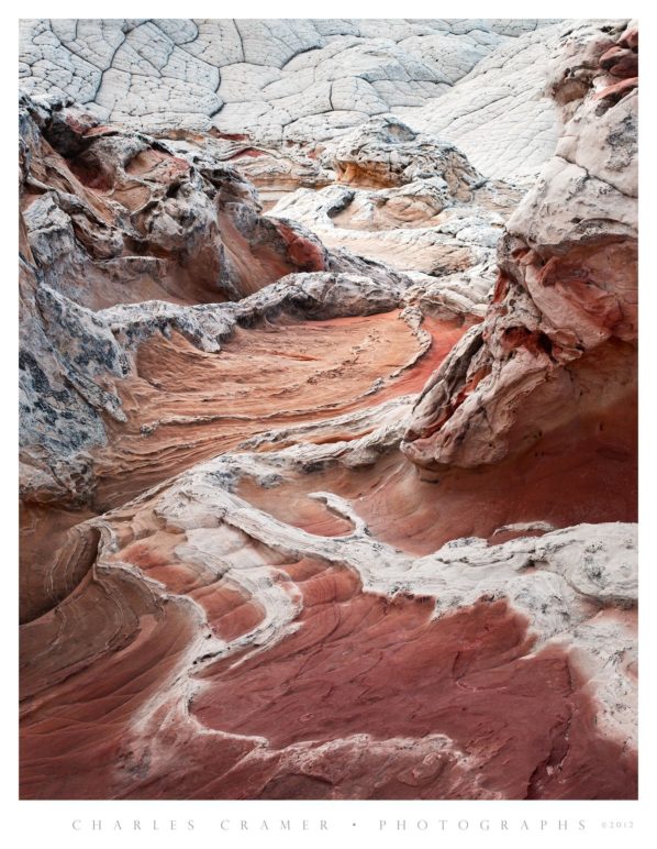 Red and White Sandstone,  Vermilion Cliffs National Monument, Utah