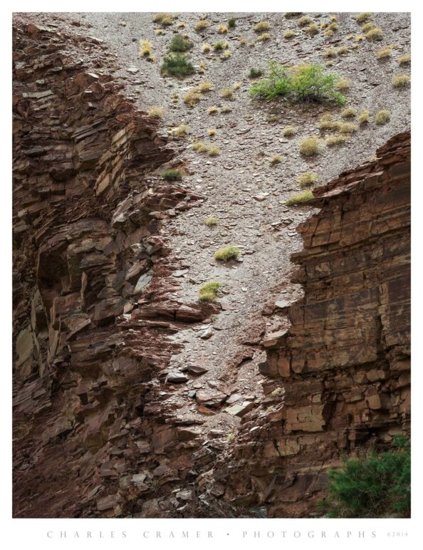 Steep Incline, Canyon Wall, Grand Canyon