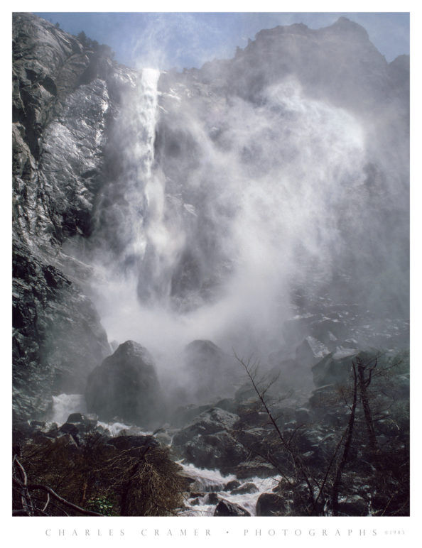 Close Approach, Bridalveil Fall, Spring Flood, Yosemite