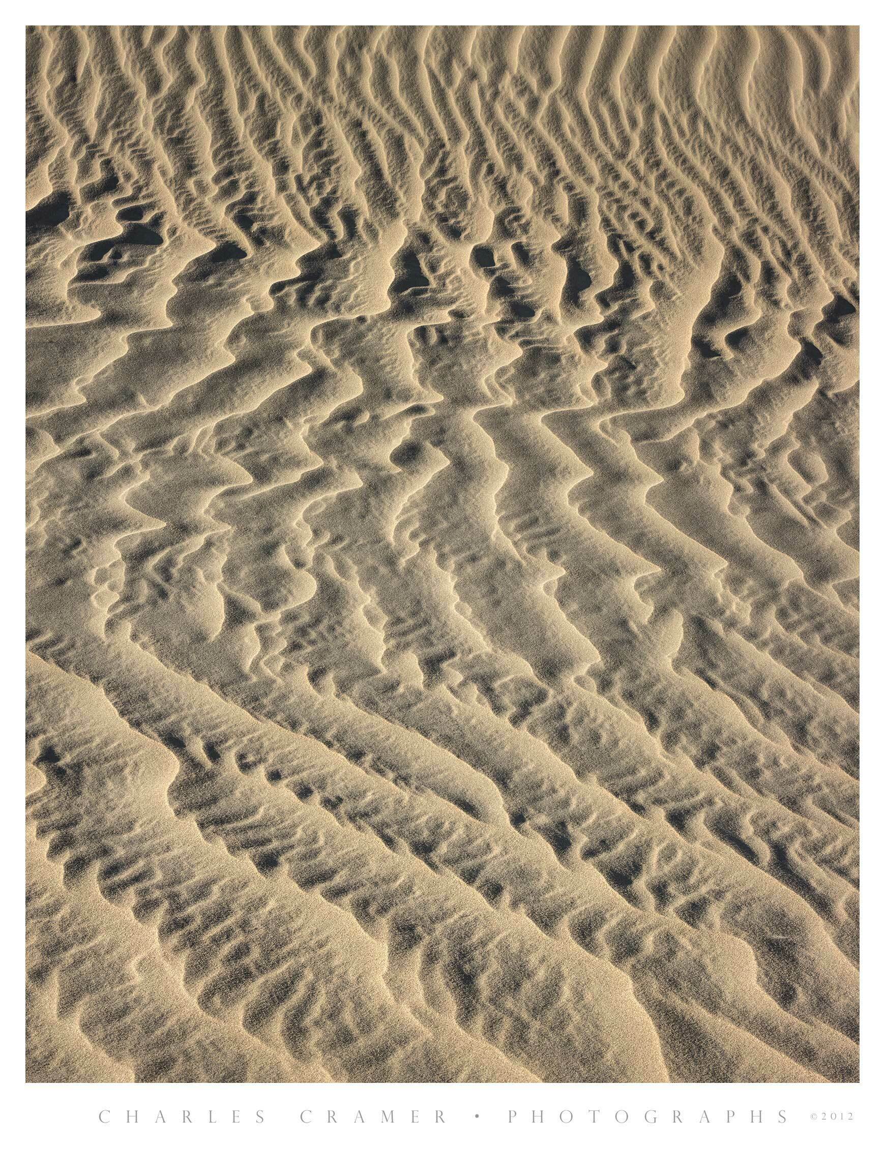 Escher Pattern in Sand Dunes, Death Valley