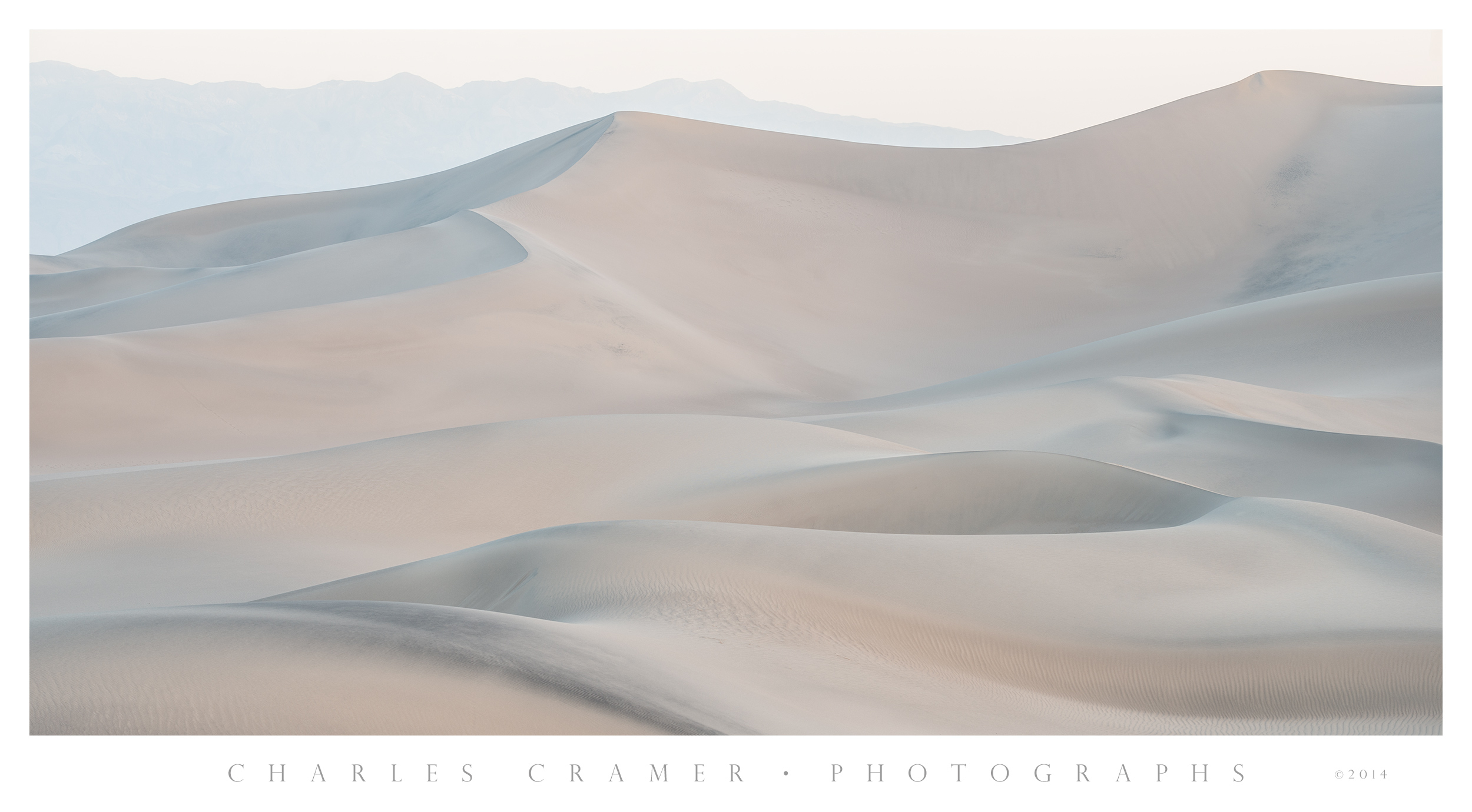 Hazy Day, Mesquite Dunes and Grapevine Mountains