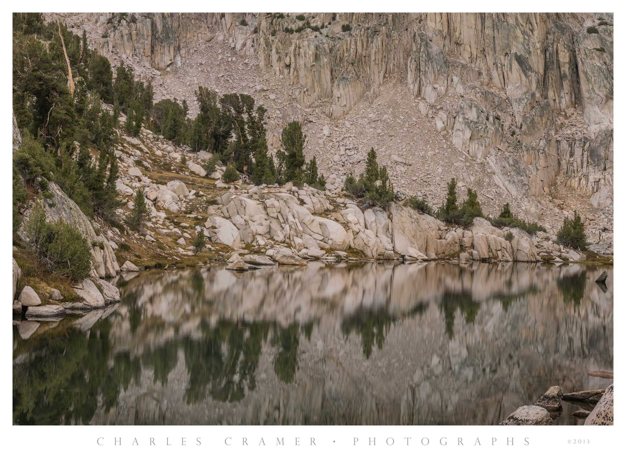 Alpine Lake Reflection, Kings Canyon Backcountry