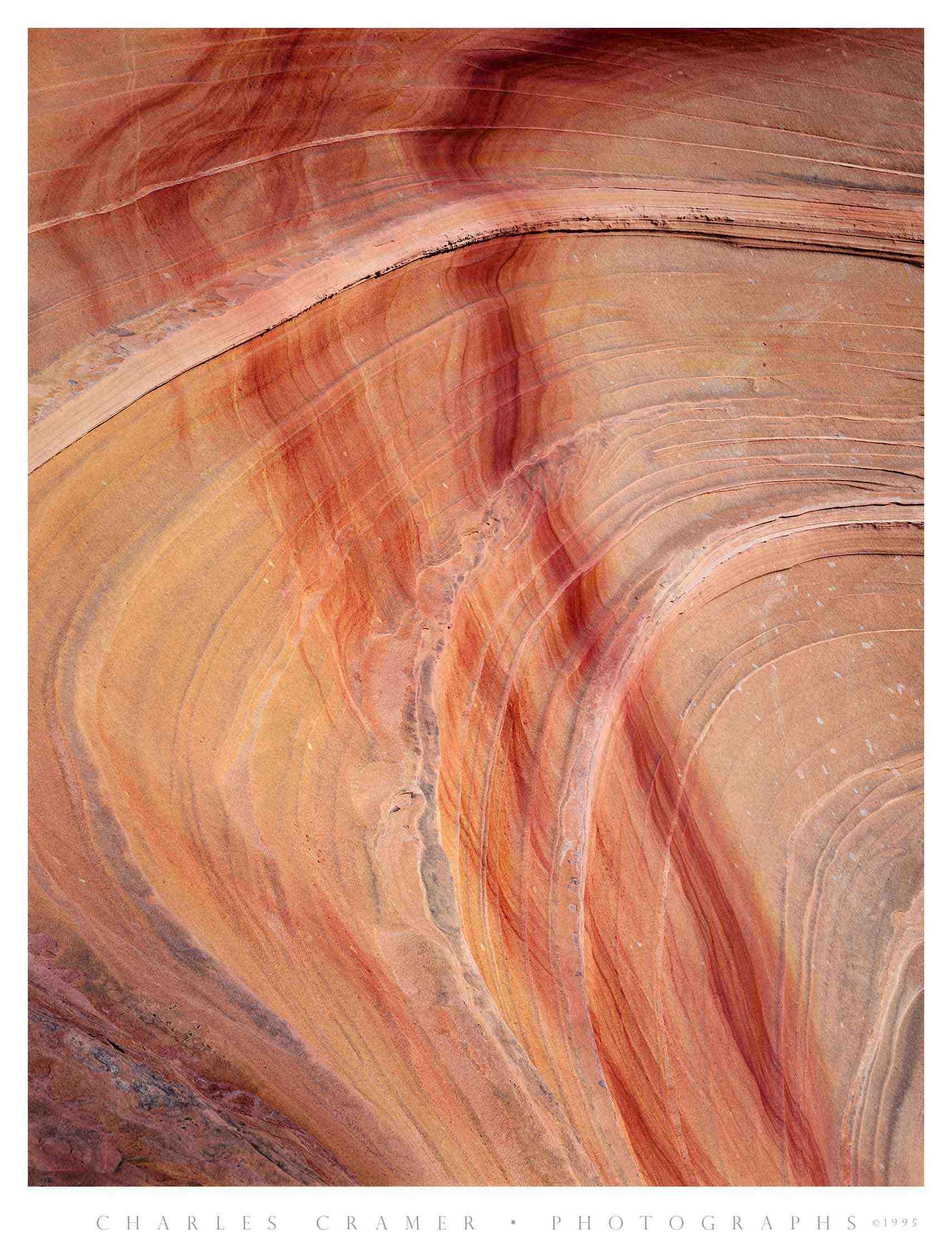 Striations and Stains, Paria Wilderness, Utah